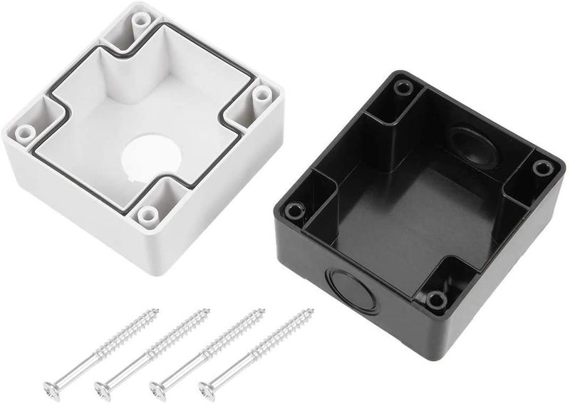 KAMCON Black White Plastic One and Two Push Button Switch Control Station Box Case 22mm 3 1 Push Button - Image 2