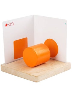 BAYBEE Wooden Geometry Shape Stacking Blocks For Kids Toys, Montessori Shape Sorting Blocks With Patterns, Colors And Shapes Early Learning Educational Stacking Toys For Children 3+Years Boys Girls  - Image 2
