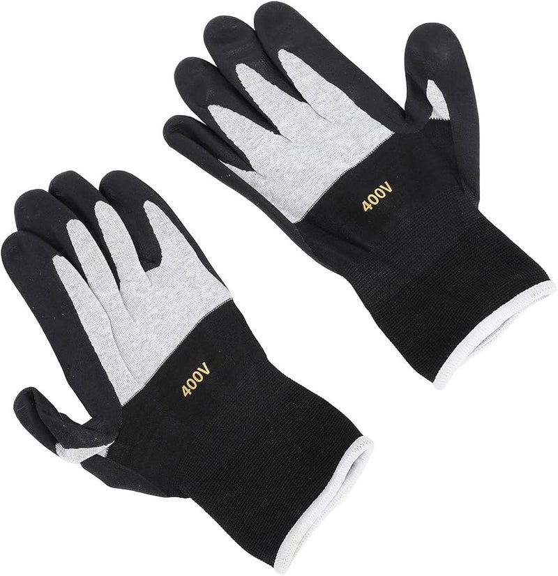 Insulated Electrician Gloves 400V Voltage Resistance Rubber Anti Slip Safety Gear - Image 3