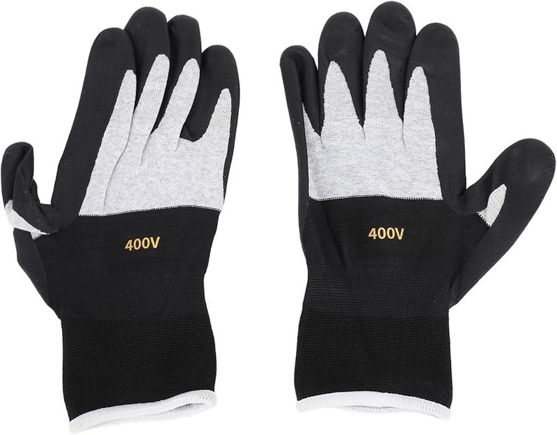 Insulated Electrician Gloves 400V Voltage Resistance Rubber Anti Slip Safety Gear - Image 2