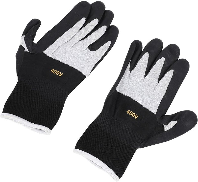 Insulated Electrician Gloves 400V Voltage Resistance Rubber Anti Slip Safety Gear - Image 5