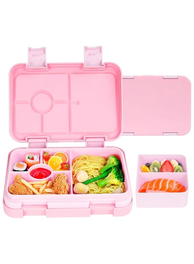ShebSheb Bento Box with 5/6 Compartments,Leak-Proof Lunch Box for Kids & Toddlers,Removable Lunch Containers for School Sports Travel - Image 1