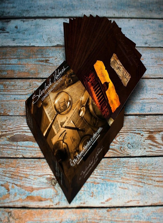 Asmodee Sherlock Holmes Consulting Detective - The Thames Murders & Other Cases Board Game - Captivating Mystery Game for Kids & Adults, Ages 14+, 1-8 Players, 90 Min Playtime - Image 2
