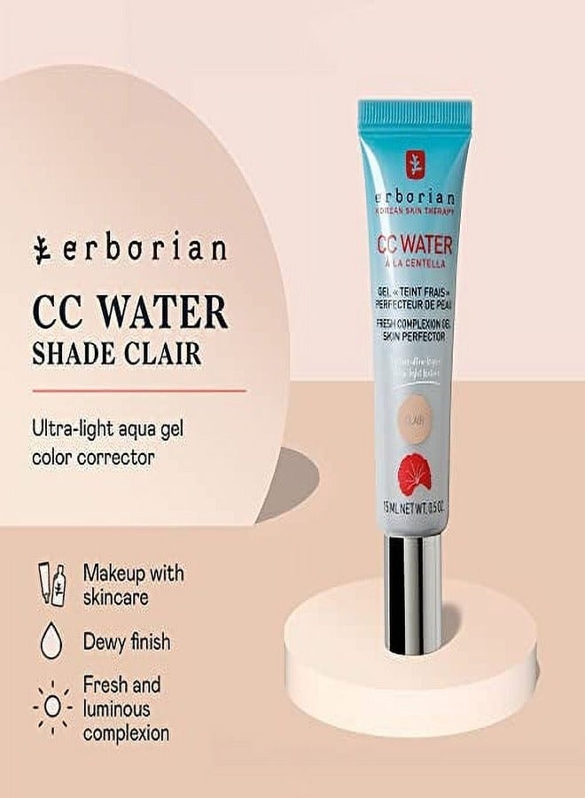 erborian erborian ERBORIAN CC Water Ala Centella Gel Skin Perfector Caramel - Hydrating & Radiance Boosting Face Gel 40ml  - Image 5