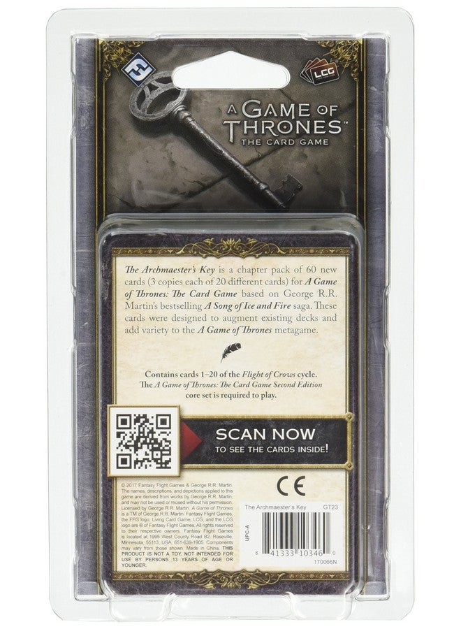 Fantasy Flight Games A Game of Thrones LCG Second Edition: The Archmaester's Key - Image 2