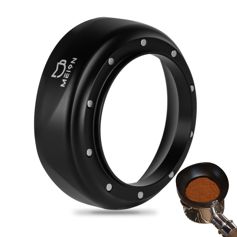 قمع جرعات MEION 54mm لمصفاة بريفيل المغناطيسية لأدوات الإسبريسو ملحقات الإسبريسو 54mm أسود