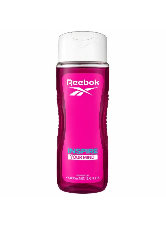 Inspire Your Mind Shower Gel 400ml Refreshing & Revitalizing Body Wash with Long-Lasting Fragrance