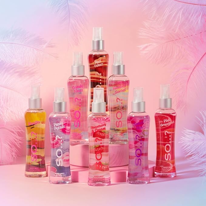 Body Mist By So Womens Candy Floss Body Mist Fragrance Spray 100ml