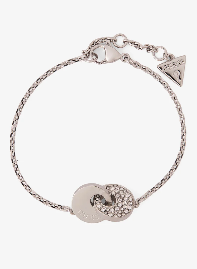 GUESS Two Links Pave Bracelet