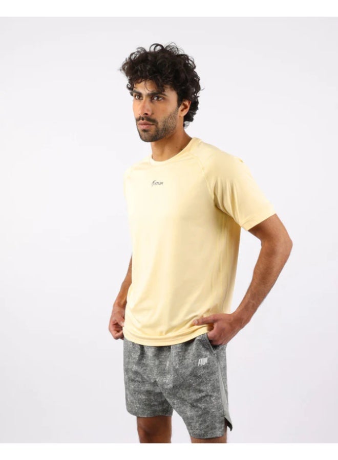ATUM Energy Flow Men's Yellow T-Shirt - Image 5