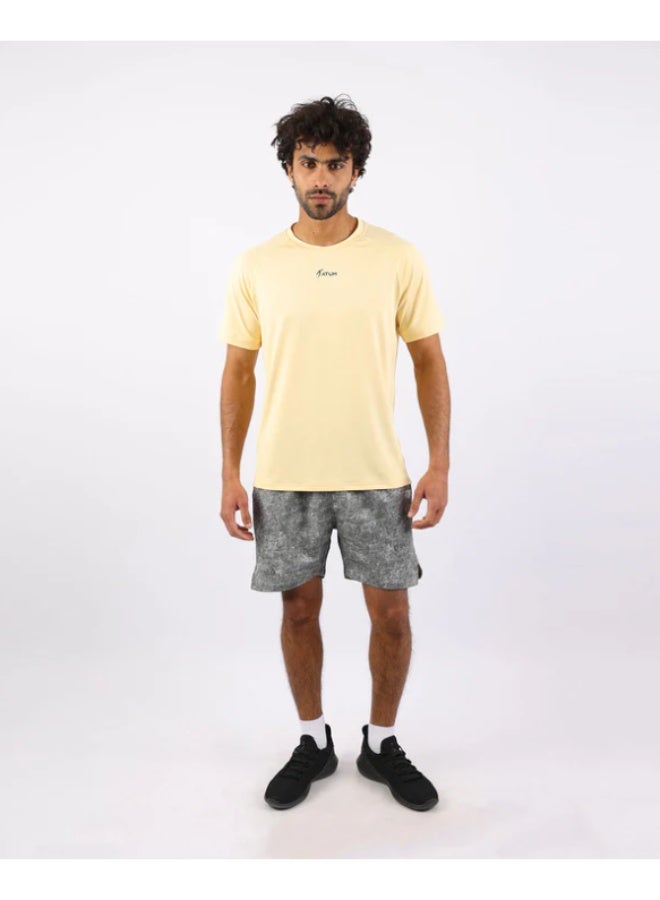 ATUM Energy Flow Men's Yellow T-Shirt - Image 3