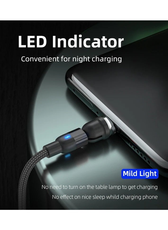 SQURE - 3-in-1 USB Charging Cable – Durable & Multi-Functional | 2.4A Fast Charging | Compatible with All Devices  A 3-in-1 USB charging cable with three connectors (Micro USB + Type-C + additional tip) to meet all needs. Made from braided nylon, pure copper, and durable aluminum for long-lasting use. Supports 2.4A current for fast and safe charging. Compatible with mobile phones, gaming devices, cameras, printers, smartwatches, power banks, and more. Strong design with a metal casing and a 1-meter length for convenience - Image 1