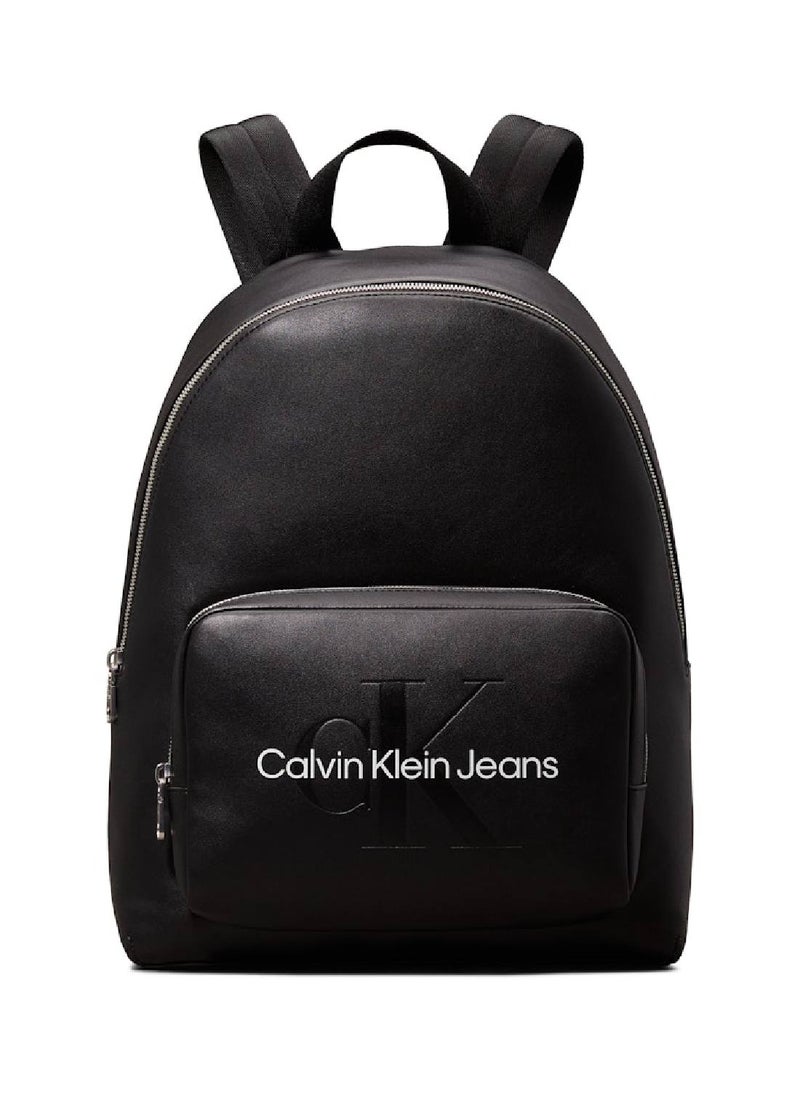 Calvin Klein Jeans Women's  Round Backpack , Black - faux leather  - Image 1