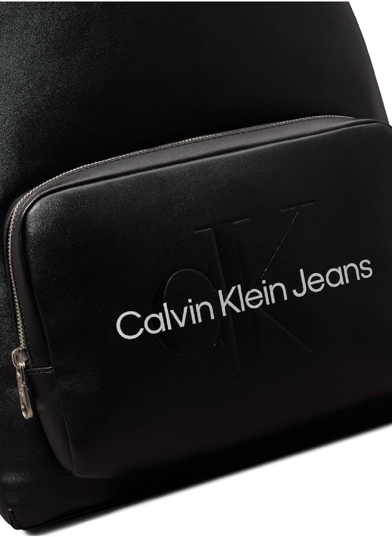 Calvin Klein Jeans Women's  Round Backpack , Black - faux leather  - Image 5