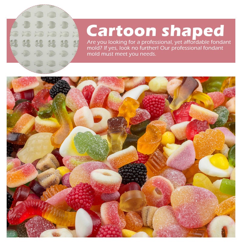3Pcs Silicone Candy Molds Fruit Animal Shapes High Temperature Resistant DIY Baking Kitchen Tools - Image 4