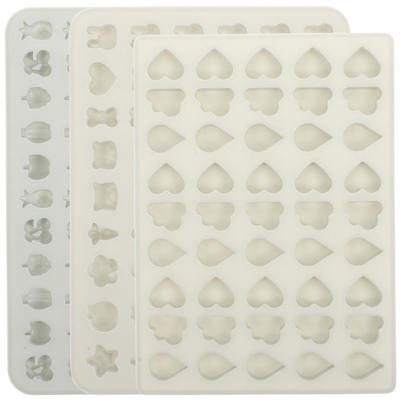 3Pcs Silicone Candy Molds Fruit Animal Shapes High Temperature Resistant DIY Baking Kitchen Tools - Image 2