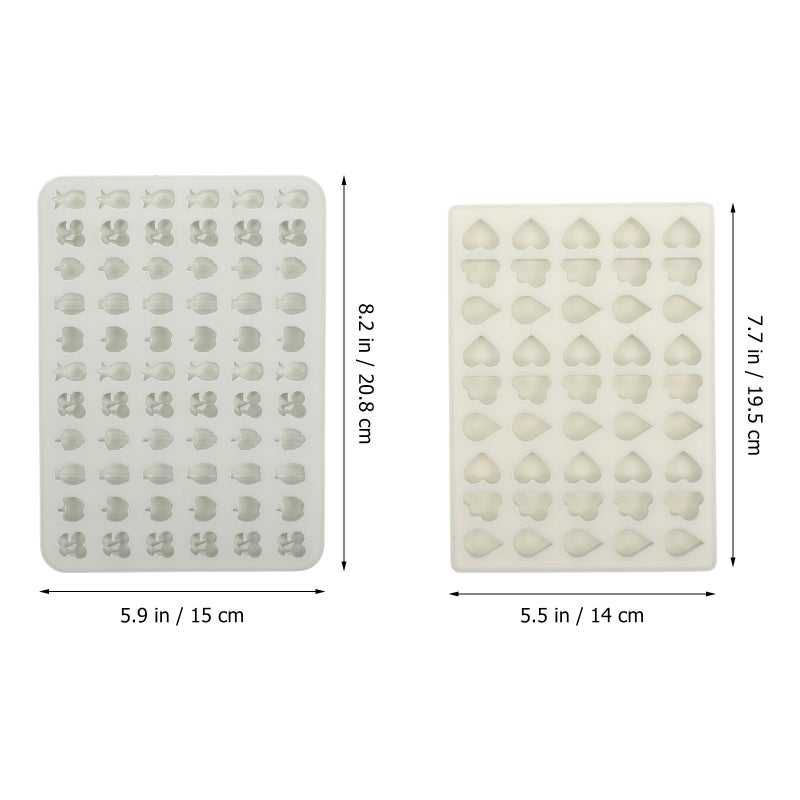 3Pcs Silicone Candy Molds Fruit Animal Shapes High Temperature Resistant DIY Baking Kitchen Tools - Image 3