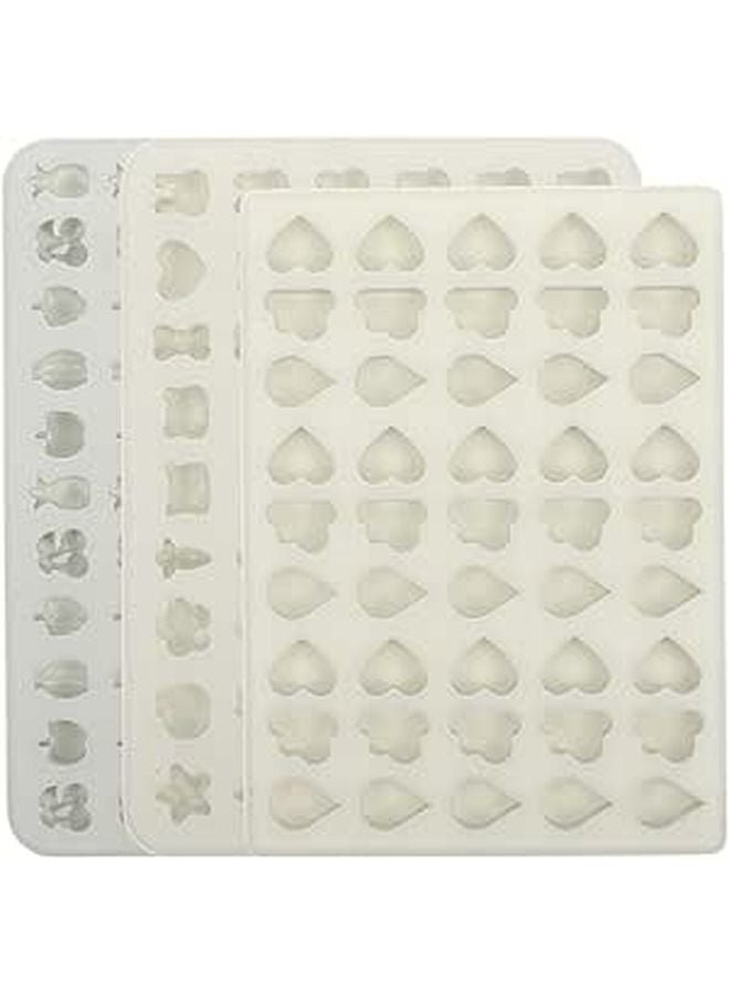 3Pcs Silicone Candy Molds Fruit Animal Shapes High Temperature Resistant DIY Baking Kitchen Tools - Image 1
