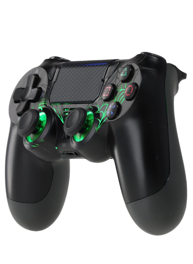 LOG Renewed - Wireless Controller For PlayStation 4 / 3 / PC /  Android / IOS - RGB Lighting Effect - Black - Image 2