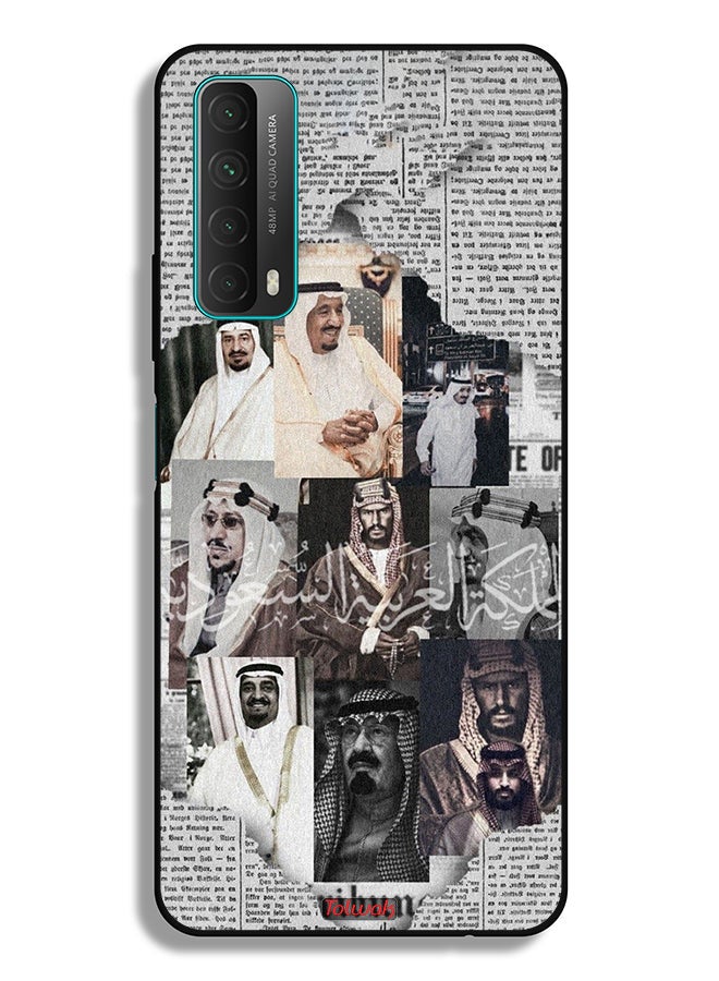Tolwak Huawei P smart (2021) Protective Case Cover Saudi Kings In News Paper - Image 2