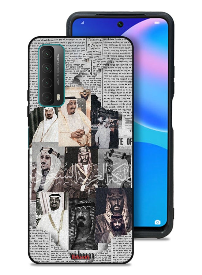 Tolwak Huawei P smart (2021) Protective Case Cover Saudi Kings In News Paper - Image 1