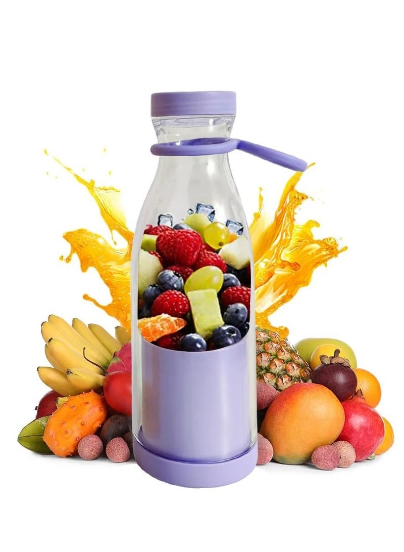 Fend Rechargeable Handheld Mini Juicer Portable Blender for Shakes and Smoothies Violet - Image 2