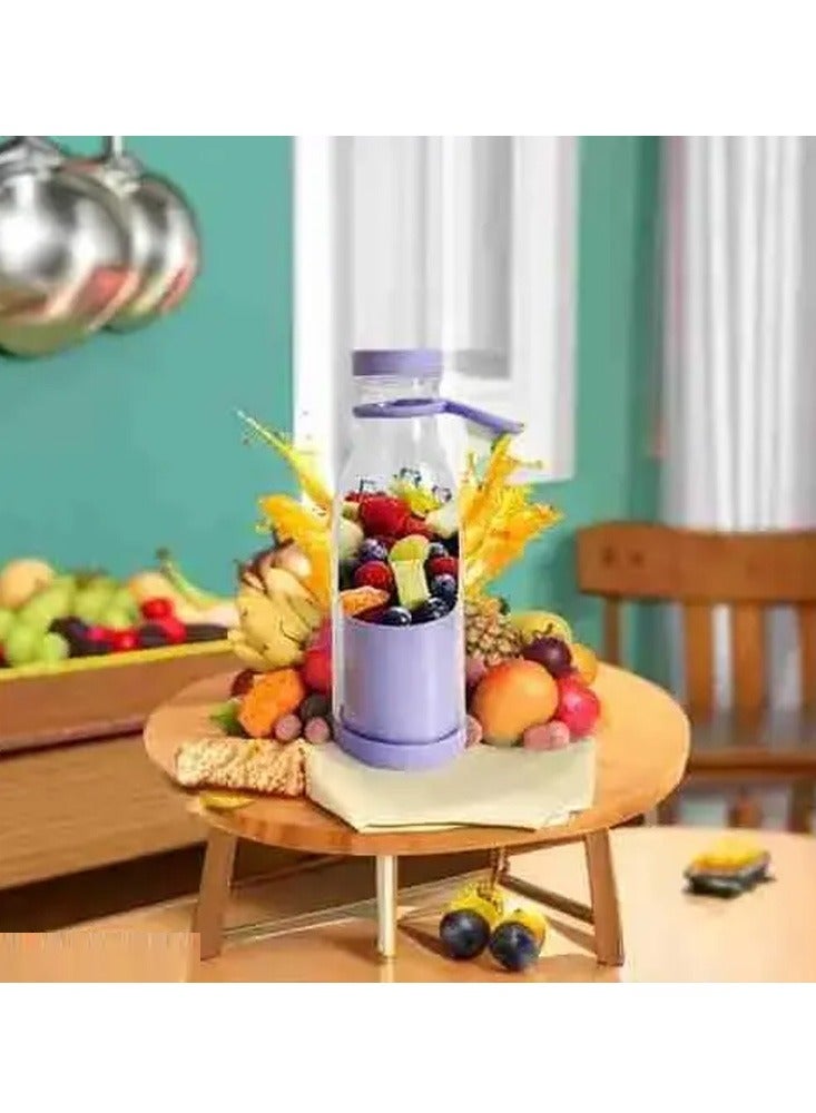 Fend Rechargeable Handheld Mini Juicer Portable Blender for Shakes and Smoothies Violet - Image 4