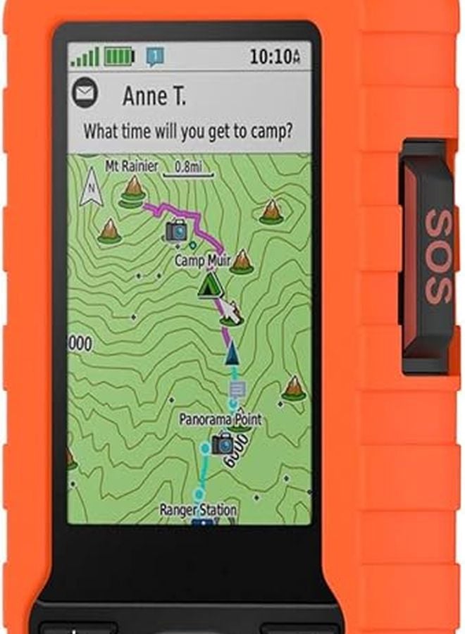 Black Silicone Protective Case Cover for Garmin GPSMAP 66I 67I GPS Navigator Anti Scratch - Image 5