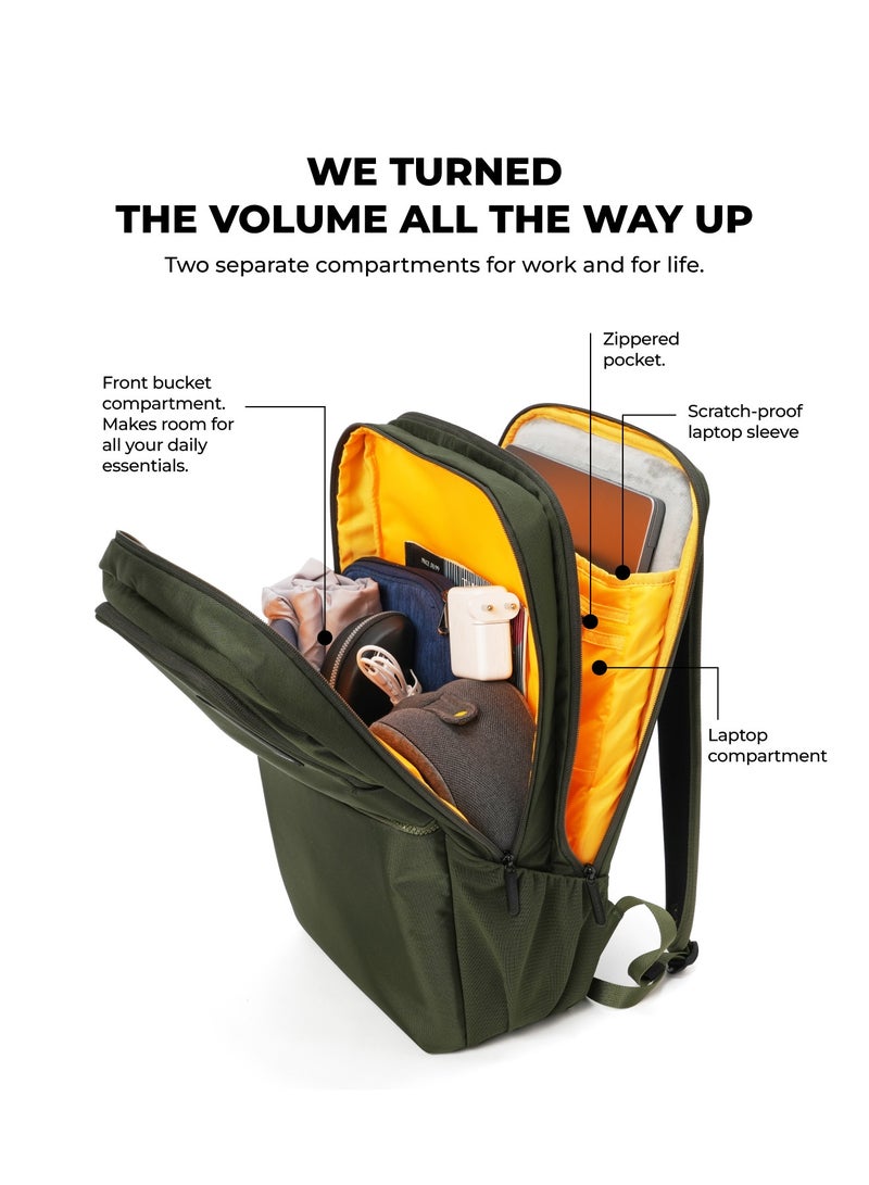 Mokobara The Kaleido Backpack, Water-Resistant 15.6" Laptop Bag with Luggage Sleeve for Work, Travel, and Daily Use - Suitable for Men and Women - Image 3