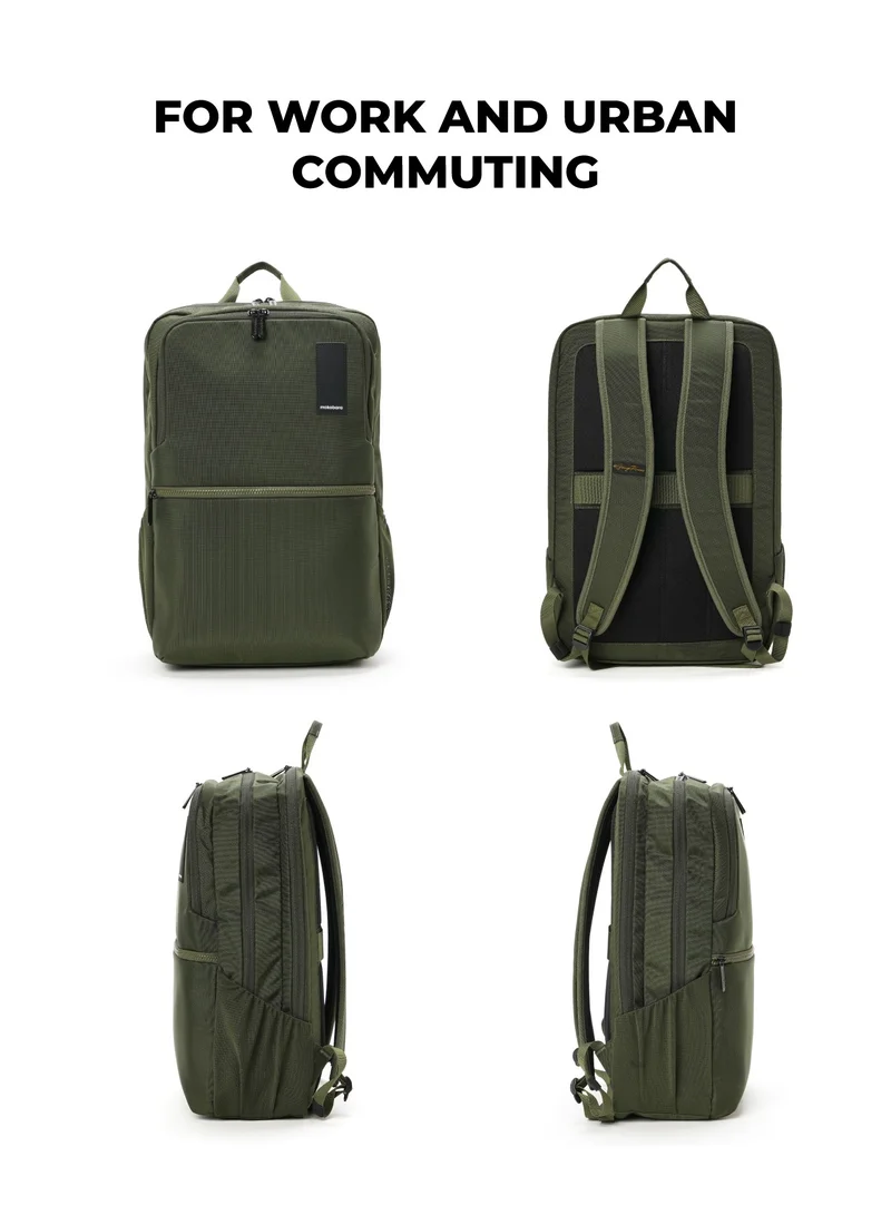 Mokobara The Kaleido Backpack, Water-Resistant 15.6" Laptop Bag with Luggage Sleeve for Work, Travel, and Daily Use - Suitable for Men and Women