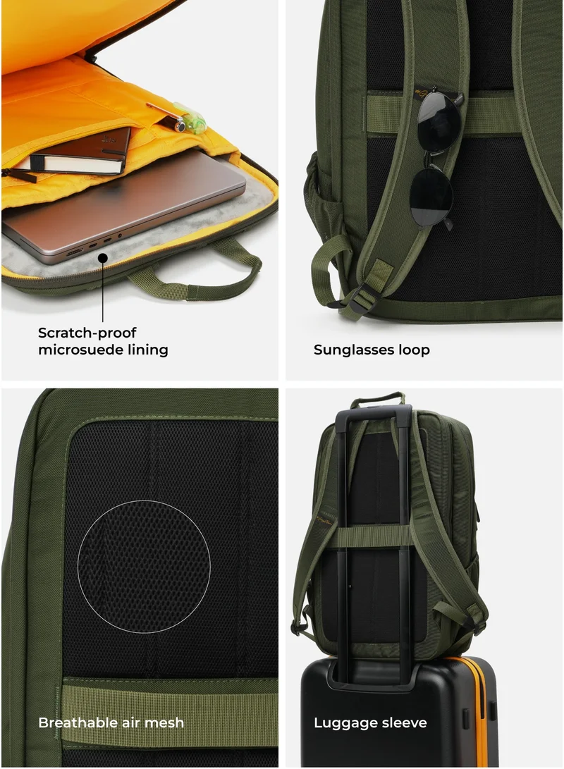 Mokobara The Kaleido Backpack, Water-Resistant 15.6" Laptop Bag with Luggage Sleeve for Work, Travel, and Daily Use - Suitable for Men and Women