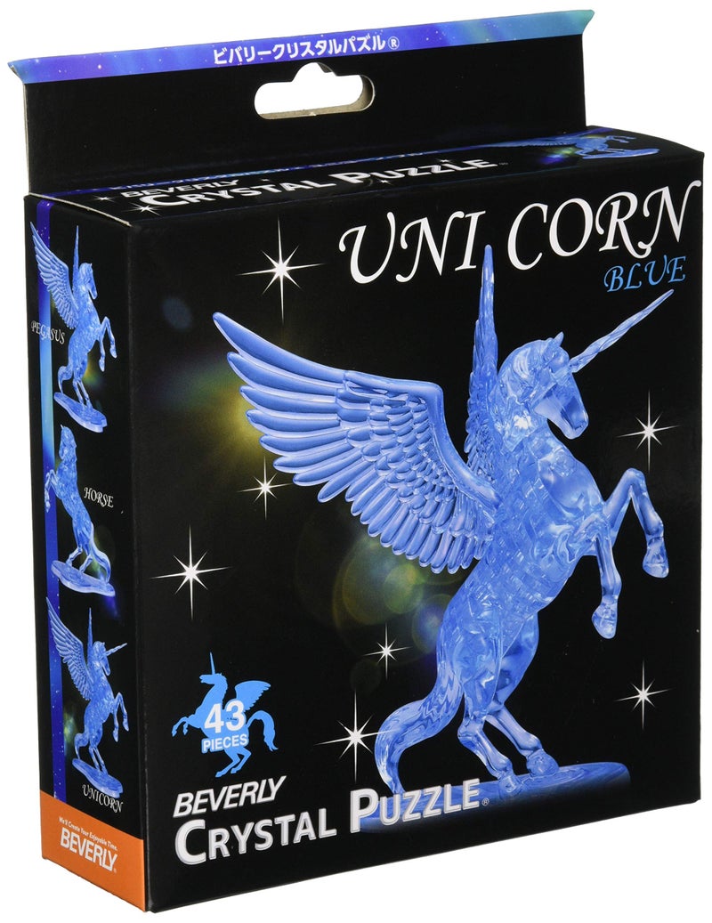 Beverly Crystal Puzzle Unicorn Blue 43 Pieces - Image 3