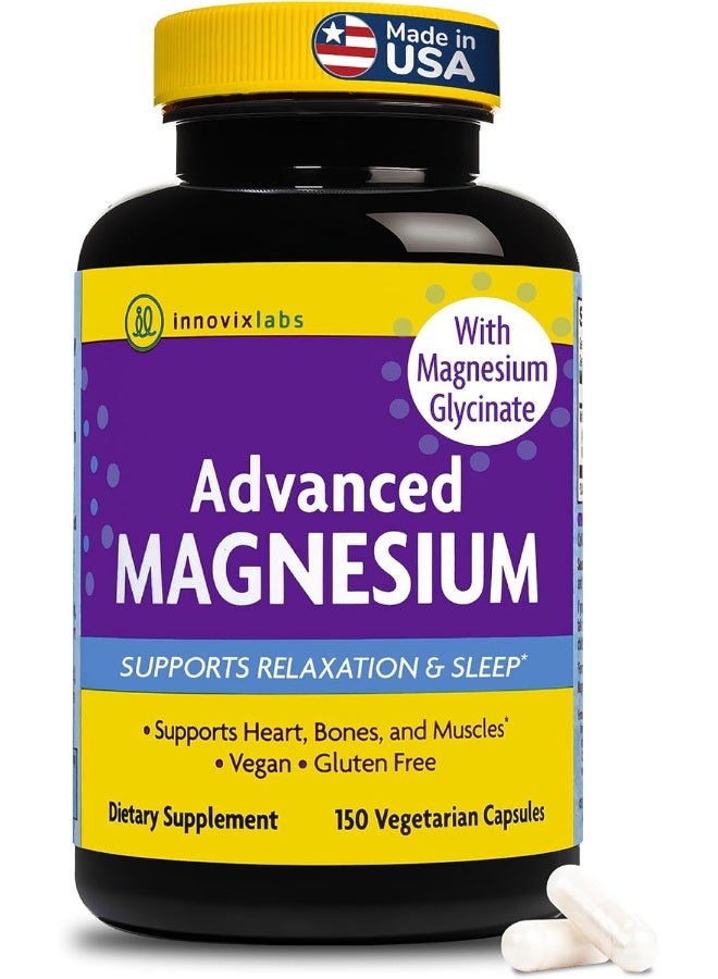 InnovixLabs Advanced Magnesium 150 Vegetarian Capsules - Image 1