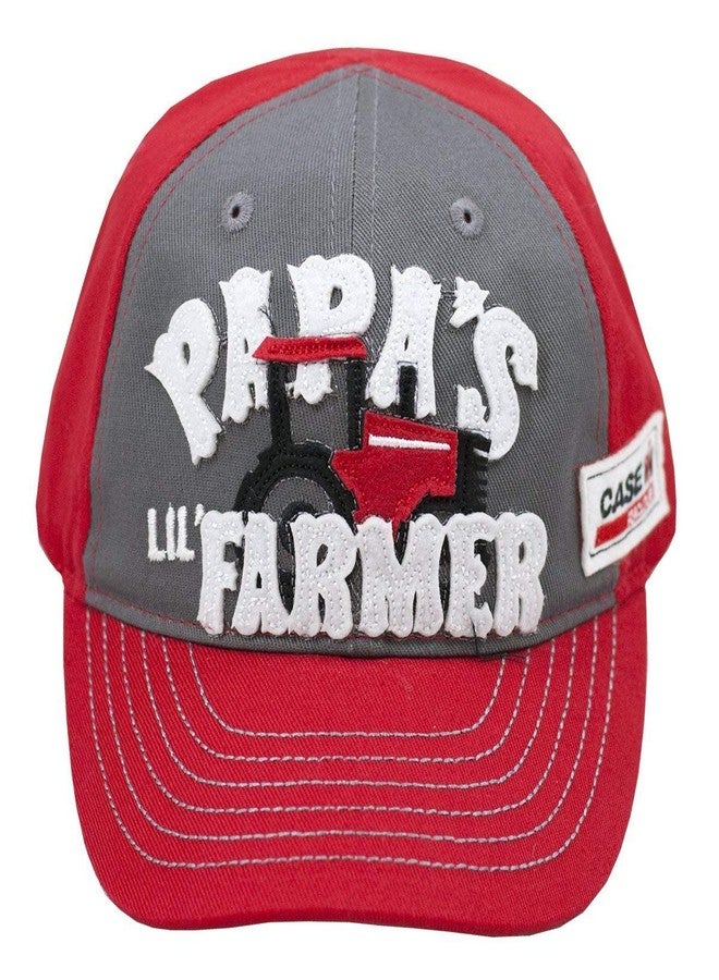 Case IH Toddler Papa's Farmer Cap - Officially Licensed Red - Image 1