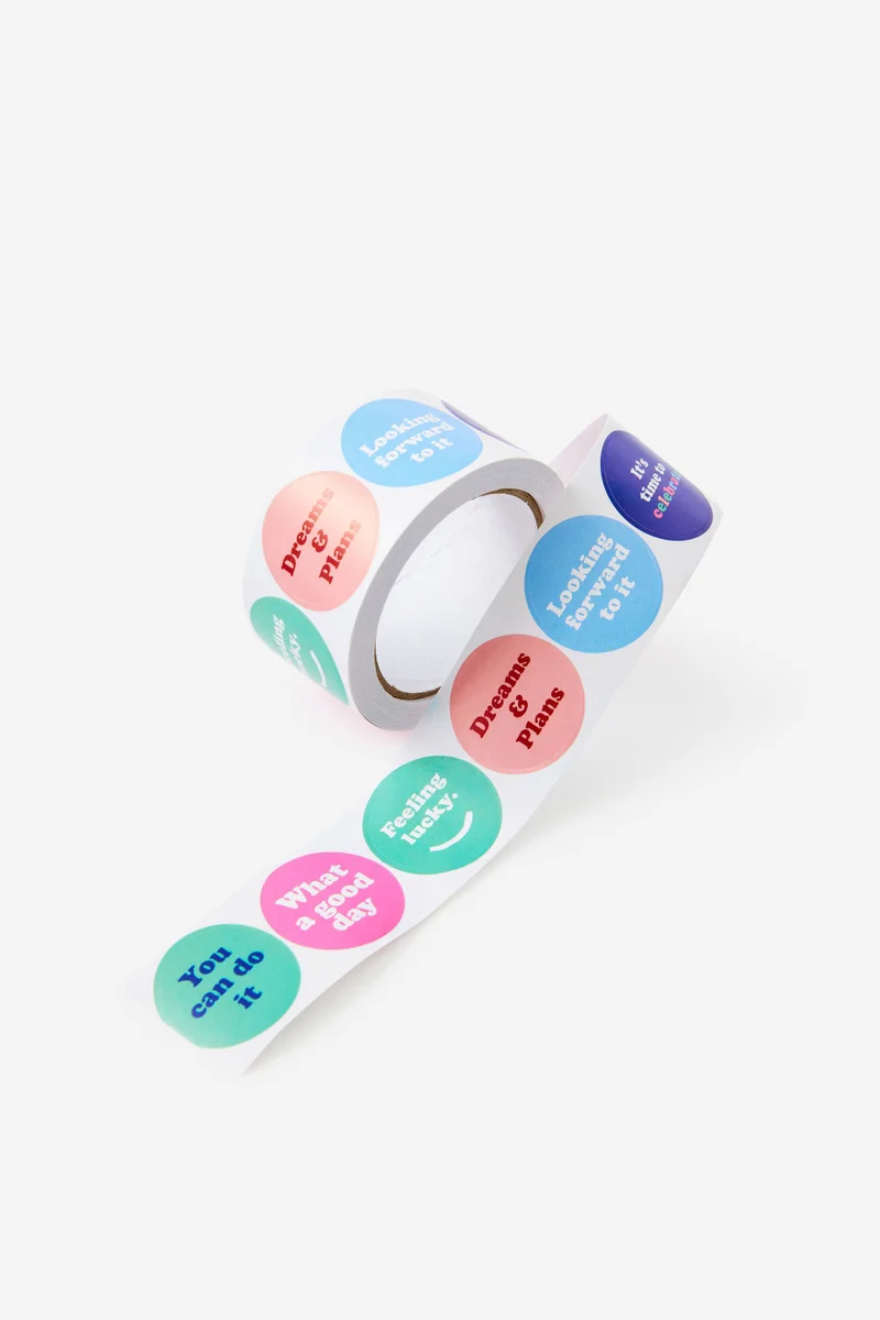 Typo ROLL OF STICKERS