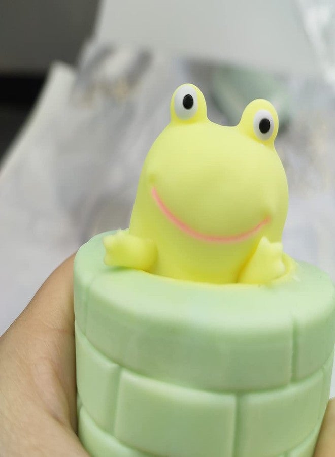 AIUPUOC Fidget Toys Squishy Toys Stress Toy for Adults Stress Anxiety Relief Frog Cup Squeeze Toys for Kids Decompression Sensory Squishes Toy Stress Reliever Small Surprise Color Random Squish Gifts 3 PCS - Image 5