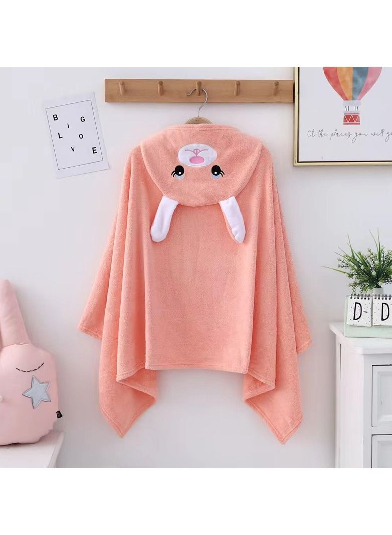 منشفة حمام بأكمام مع طباعة كرتونية من ألياف دقيقة