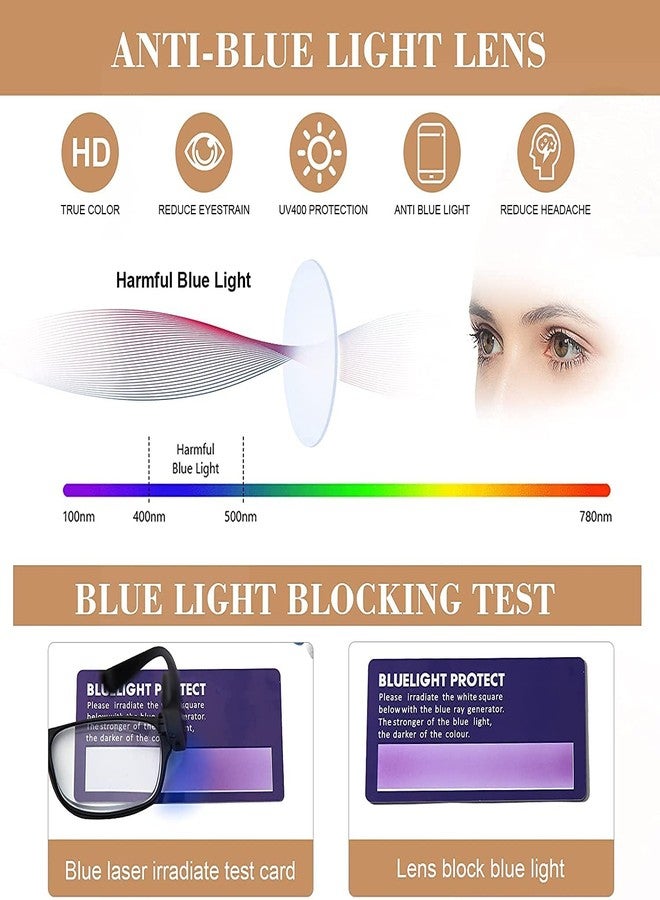 AEC V-Read Unisex Reading Glasses +1.00 Power Full Rim Stylish Blueblock Lenses with Inbuilt Night Mode LED Light & Free Hard Travel Case for Men and Women (Black) - Image 4