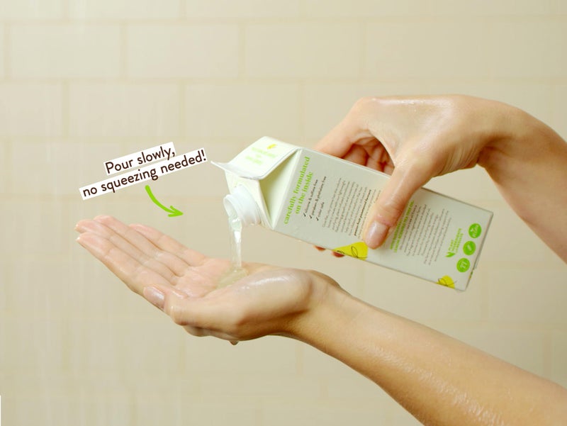 Babo Botanicals Purifying Lemon Tea Tree & Grapefruit Shampoo â€“ For Flat, Oily Prone Hair â€“ Add body & shine - Passion Fruit Ferment for scalp - Water-Resistant Carton w. 80% Less Plastic â€“ Vegan - Image 3