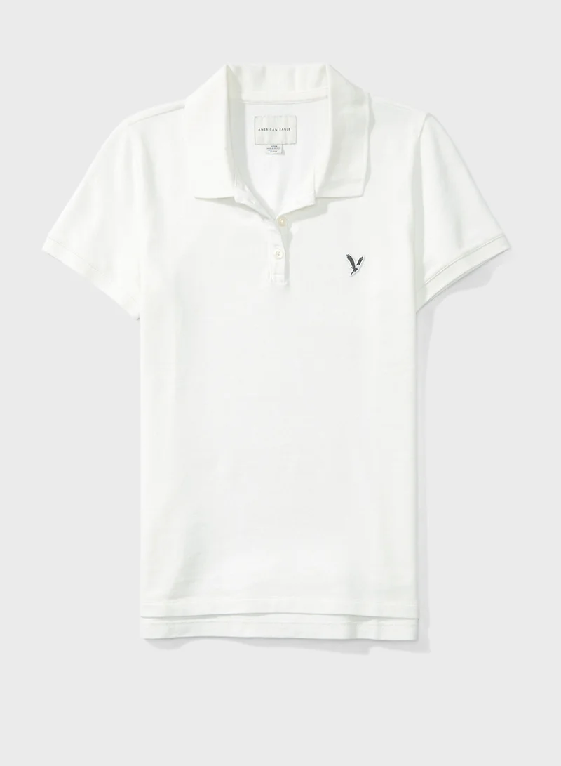 American Eagle Logo Polo T-Shirt
