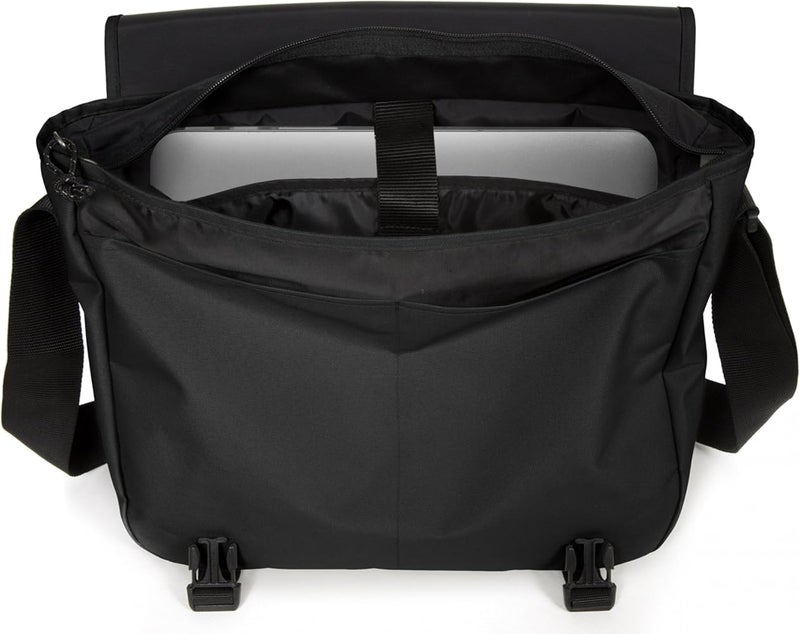 ايستباك EASTPAK Delegate + – حقيبة كتف مقاومة للطقس بسعة 20 لتر مع جيب لابتوب 17 بوصة، حزام عربة، تفاصيل عاكسة، حزام مبطن - Image 2