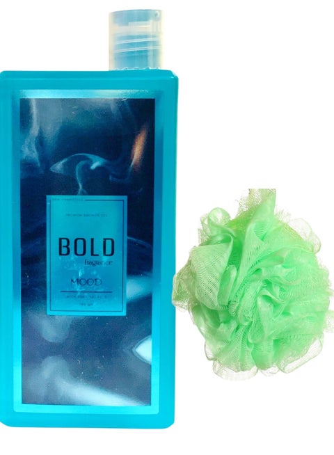 جل استحمام مود بولد - 750 جرام +  لوفه متعدده الالوان