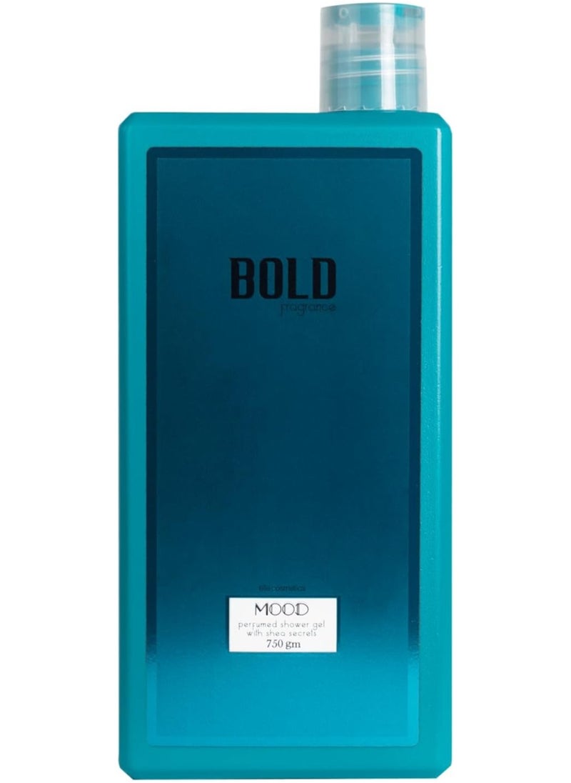MOOD Mood Bold Shower Gel - 750 Gm + Lofa Multi Color  - Image 2