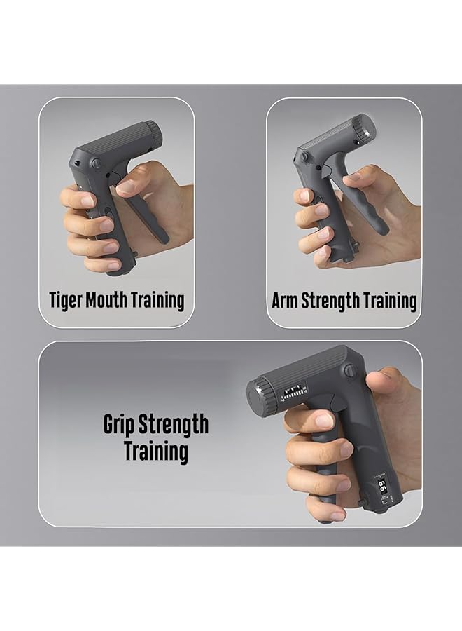 Excefore Hand Grip Strengthener Trainer Kit with Smart Counter Adjustable Resistance Hand Gripper 11 132 lbs Grip Strength Trainer Finger Stretcher Hand Gripper Finger Exerciser for Athletes/Man/Women - Image 5