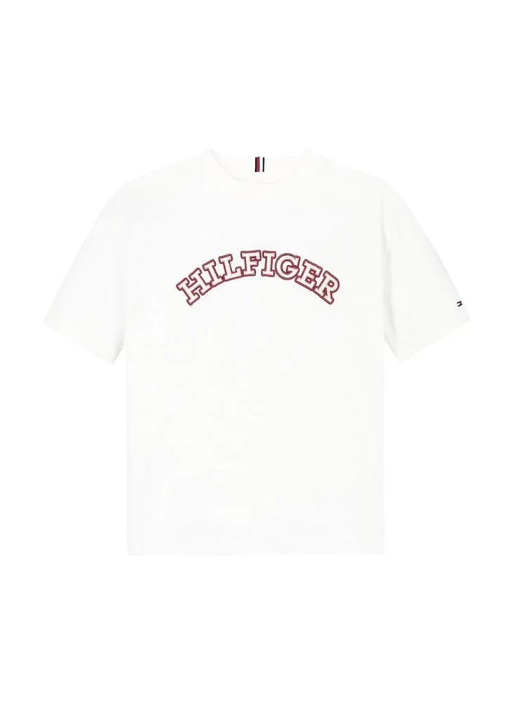 تومي هيلفيغر Youth Logo Crew Neck T-Shirt