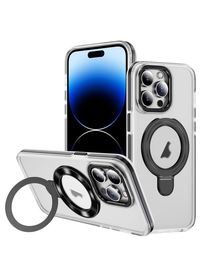 اس-توب جراب لهاتف iPhone 14 Pro مصنوع من مادة TPU الهجينة المصنوعة من الأكريليك مع حامل مغناطيسي من MagSafe بلونين - Image 1