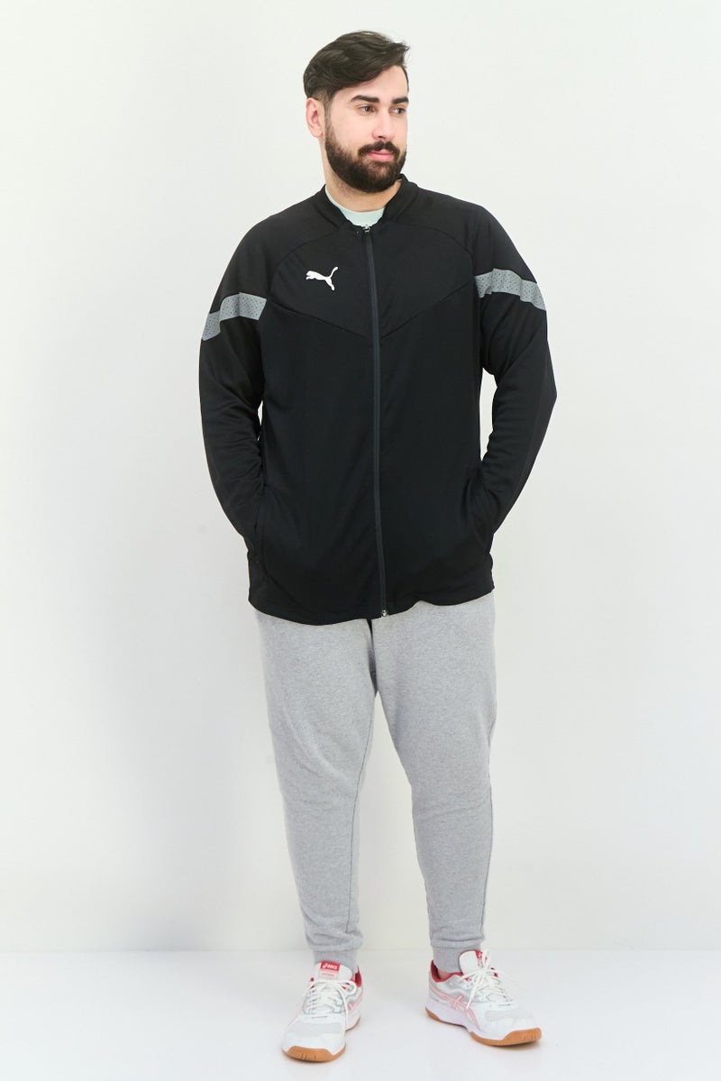 PUMA Men Slim Fit Long Sleeve Outdoor Sweatshirt, Black  - Image 3
