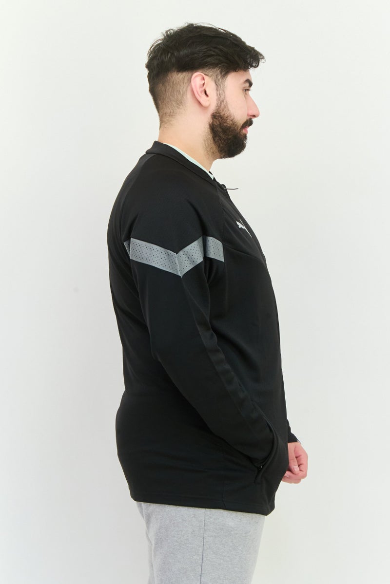 PUMA Men Slim Fit Long Sleeve Outdoor Sweatshirt, Black  - Image 2