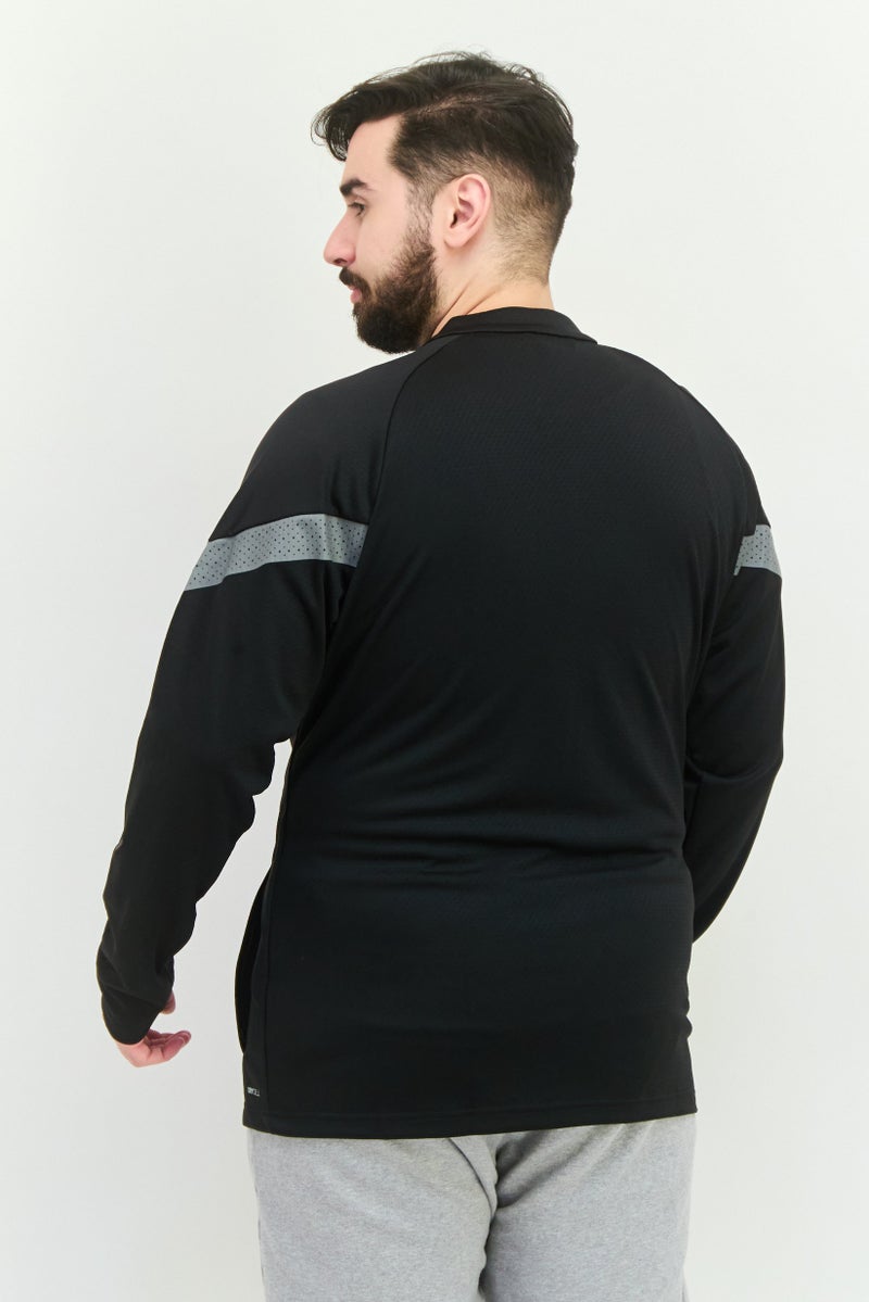 PUMA Men Slim Fit Long Sleeve Outdoor Sweatshirt, Black  - Image 4