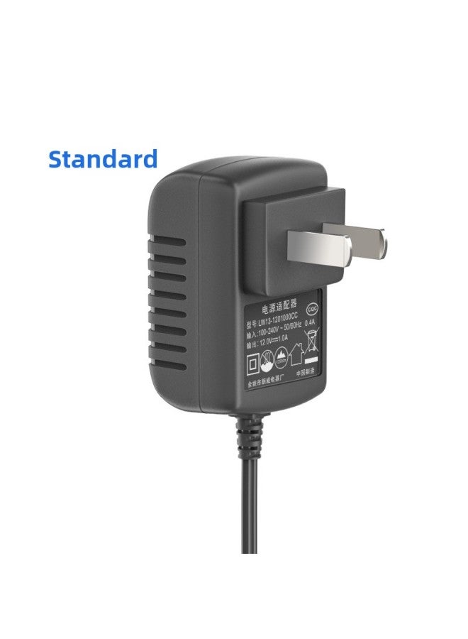 12V1A Power Adapter 3C CQC UL CE Certification Foot Flow Foot Safety Router Wall Type 12W Adapter-Color:Black-Specifications:12v1a-us Certification - Image 5